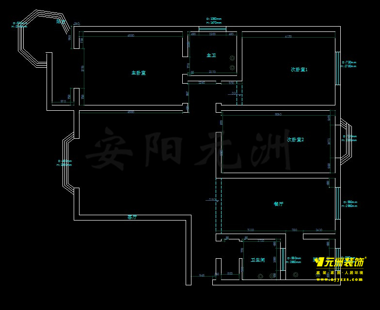 5# 西單元西戶 3室2廳